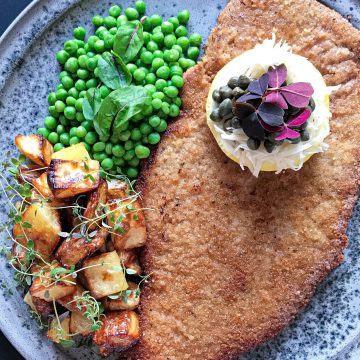 Wienerschnitzel - Opskrift på klassisk Wienerschnitzel