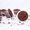 Chokolademuffins - Opskrift på svampede chokolademuffins