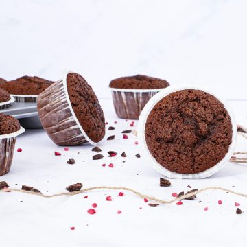 Chokolademuffins - Opskrift på svampede chokolademuffins