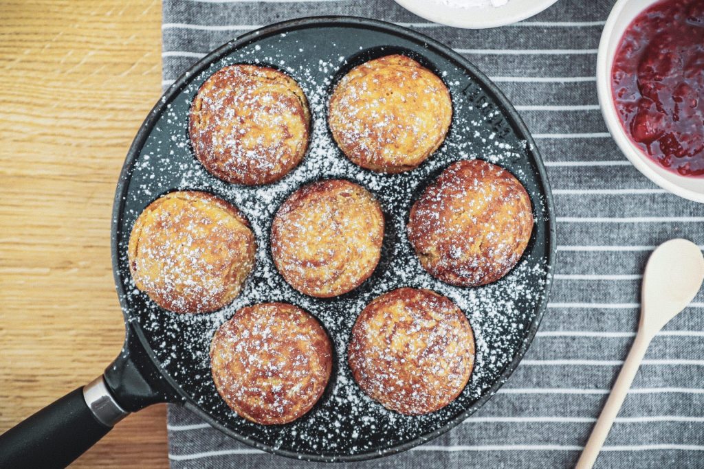 Opskrift på de bedste hjemmelavede æbleskiver