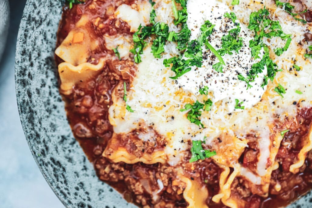 Lasagnesuppe - Opskrift på den lækreste lasagnesuppe