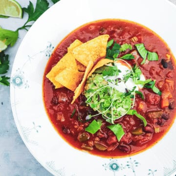 Mexicansk suppe - Opskrift på mexicansk bønnesuppe