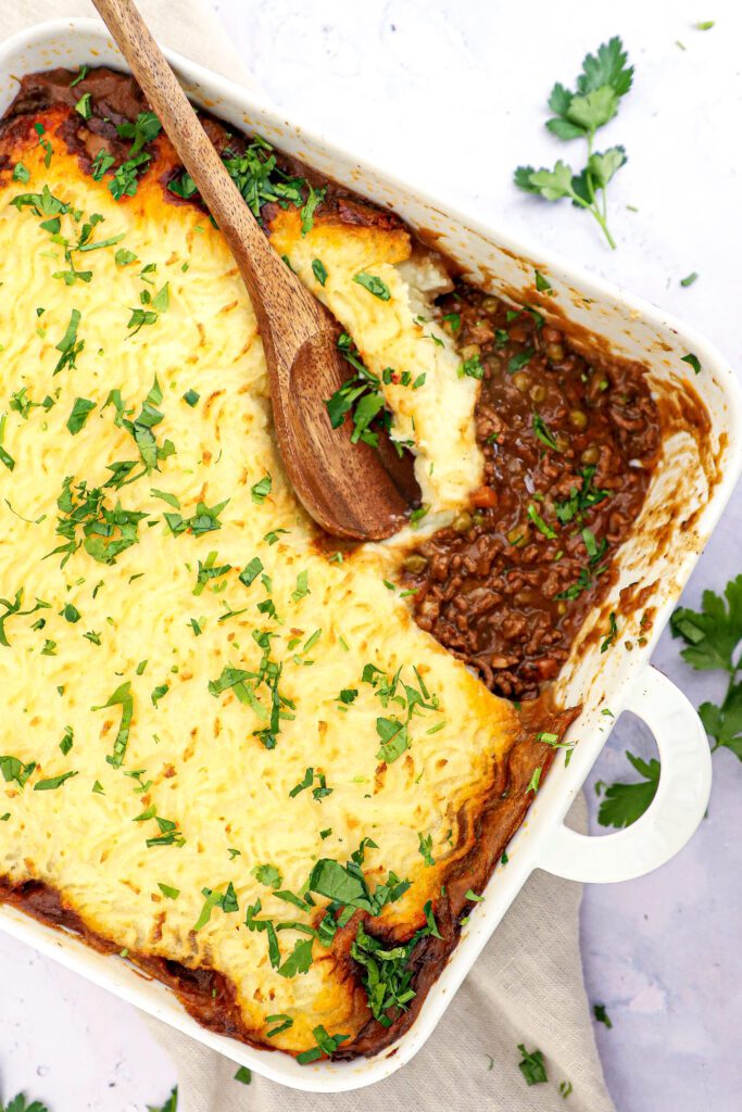 Cottage pie - Opskrift på Cottage Pie med oksekød