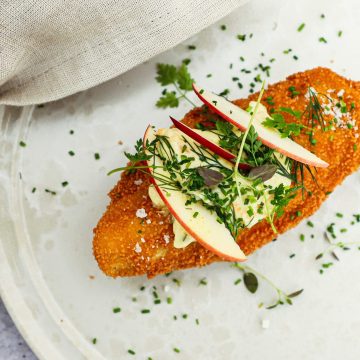 Rødspættefilet - Opskrift på fiskefilet med hjemmelavet remoulade