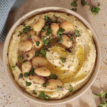 Cremet Butterbean Hummus - Nem og lækkert dip med bønner