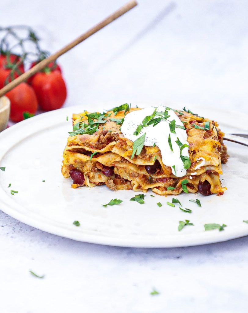Mexicansk lasagne - Opskrift på den bedste mexicanske lasagne