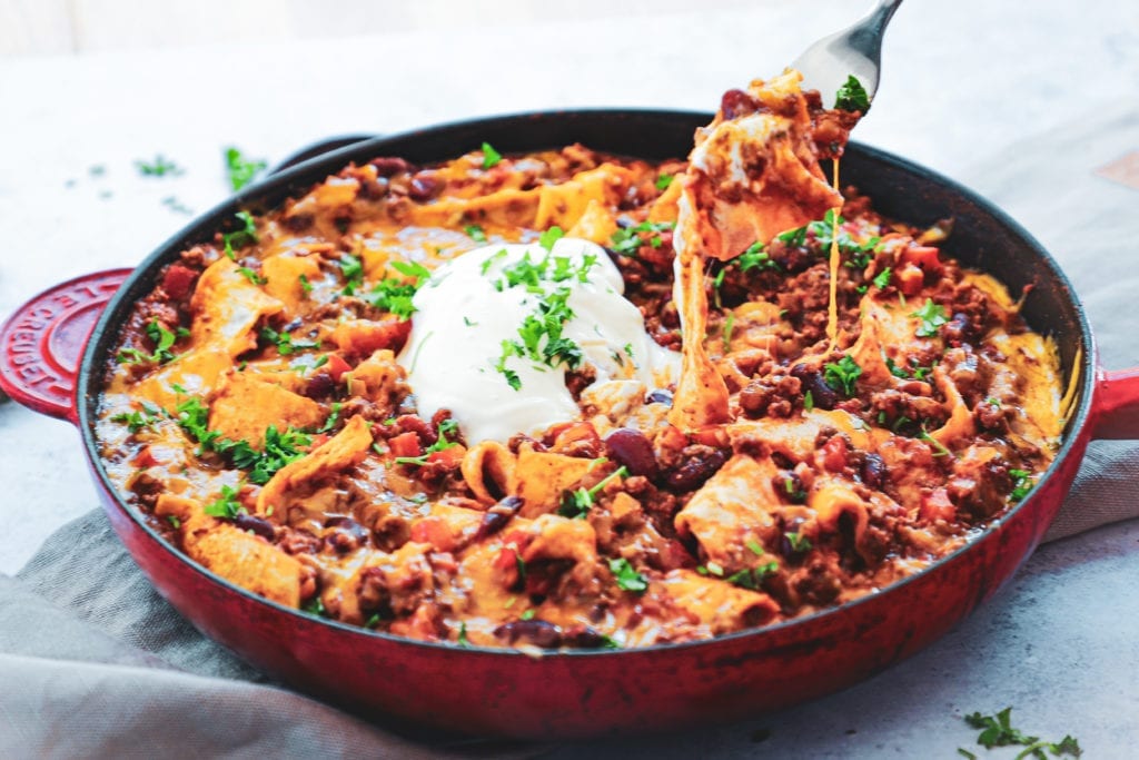 Mexicansk tortilla - Opskrift på One Pan mexicansk gryderet