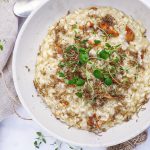 Risotto med kantareller - Opskrift på svamperisotto