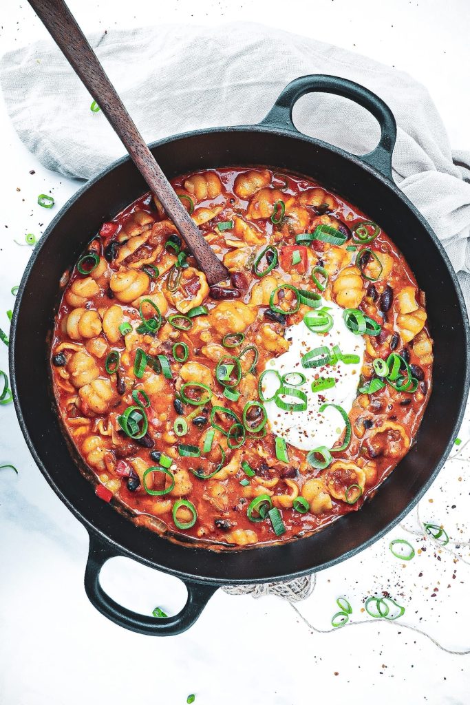 One pot pasta vegetar - Opskrift på mexicansk vegetar pastaret