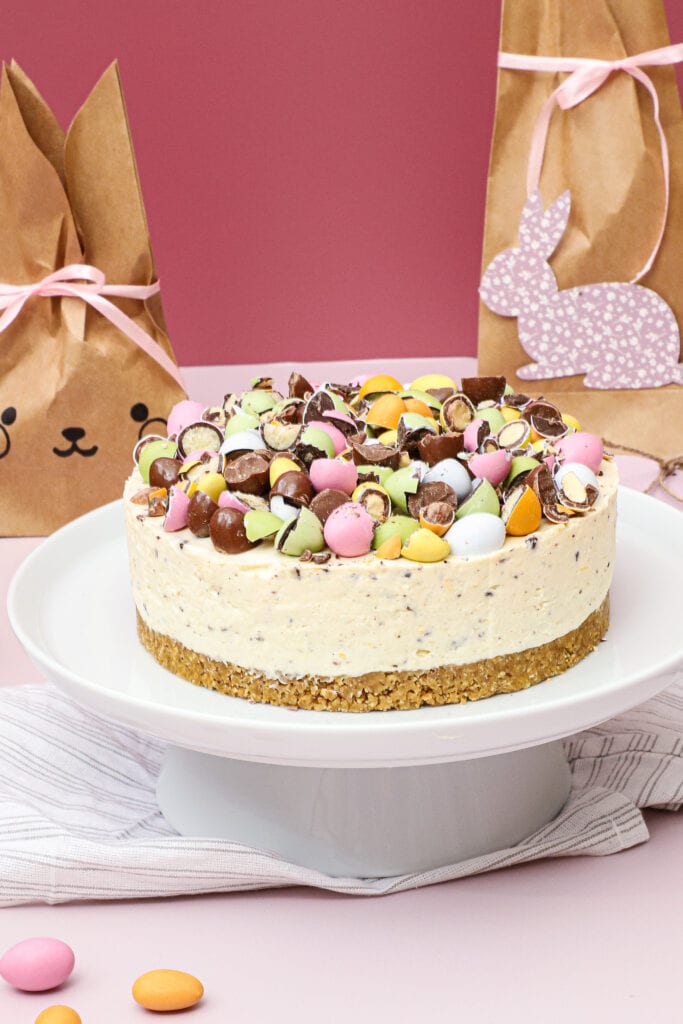 Påske cheesecake - Opskrift på cheesecake med citron og chokolade