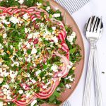 Boljsebede carpaccio - Opskrift på boljsebede salat med feta