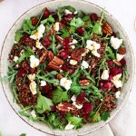 Rødbedesalat - Opskrift på salat med rødbede, quinoa og feta