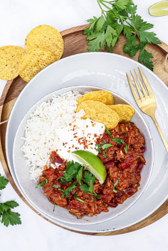 Chili con carne med oksebov - Opskrift på simre chili con carne