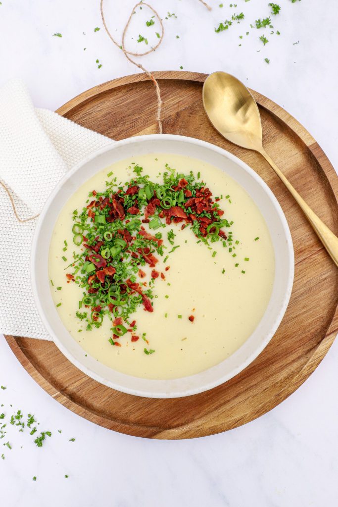 Kartoffelsuppe med blomkål – Kartoffel blomkålssuppe