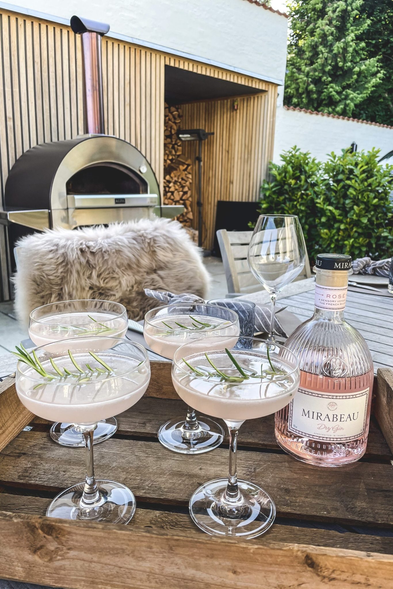 Rosé Gimlet Opskrift på rosé cocktail med gin og lime
