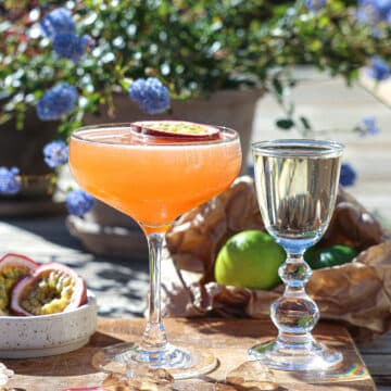 Pornstar Martini - Opskrift på cocktail med passionsfrugt