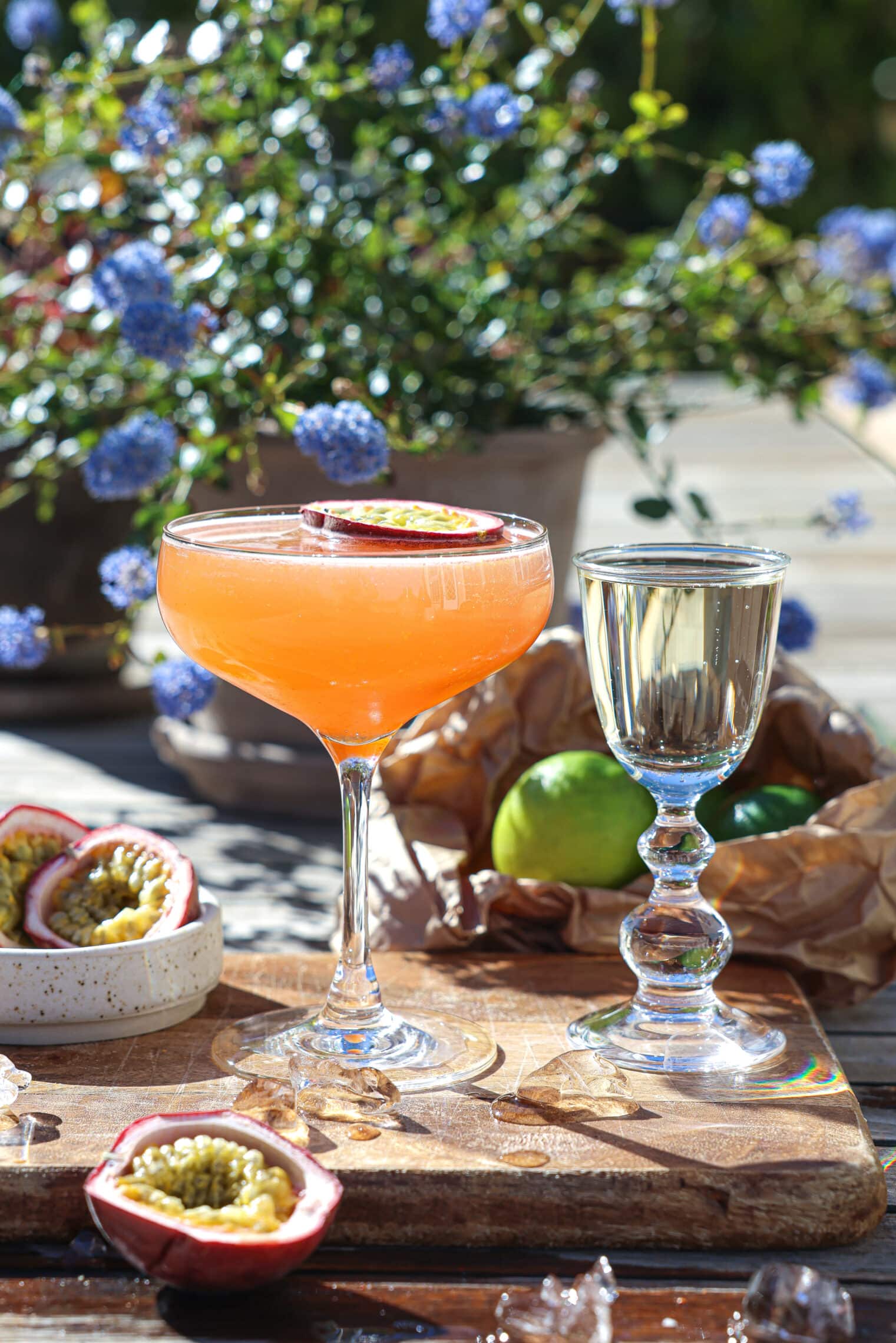 Pornstar Martini - Opskrift på cocktail med passionsfrugt