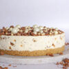 Daim cheesecake - Opskrift på cremet daim cheesecake