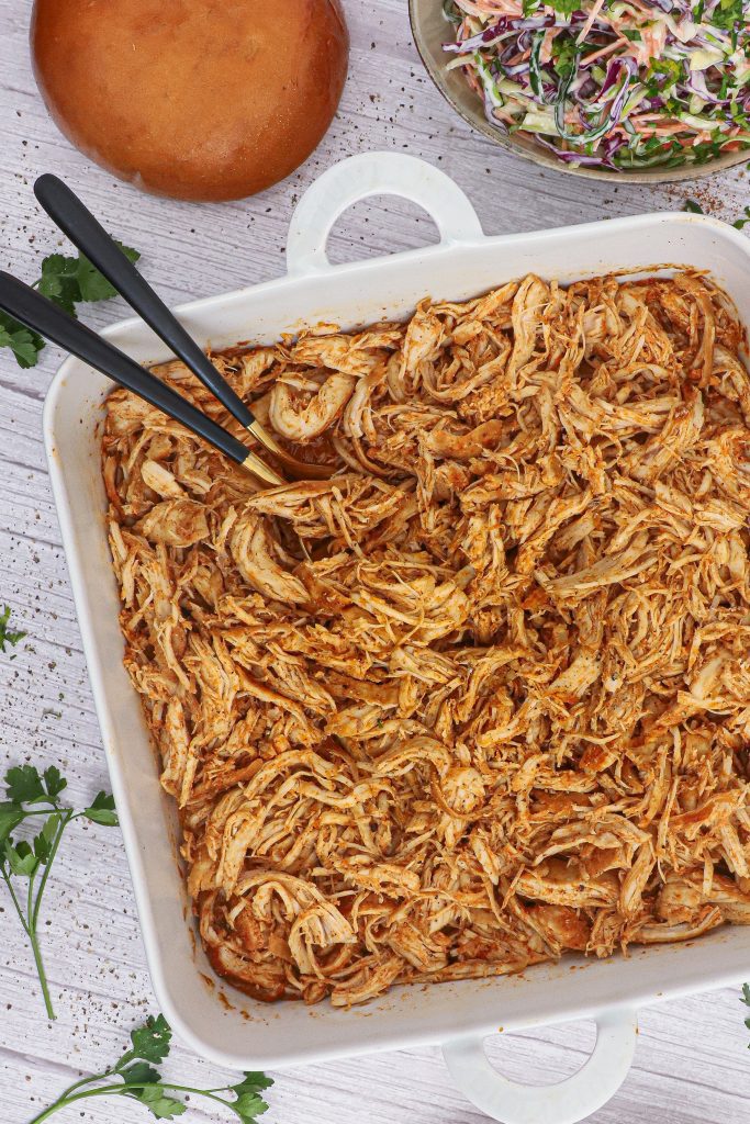 Pulled chicken - Opskrift på saftig pulled chicken