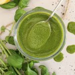 Basilikum vinaigrette - Vinaigrette med basilikum