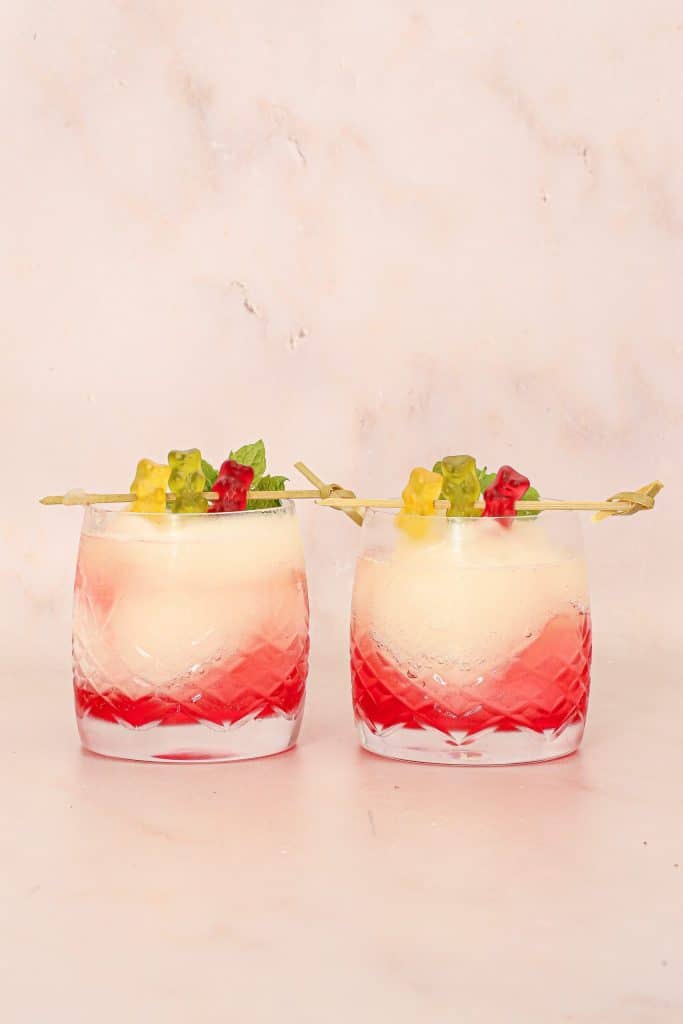 Frozen astronaut cocktail