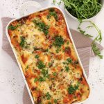 Lasagne med salsiccia og svampe