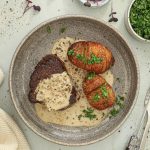 Oksemørbrad bøffer med pebersauce