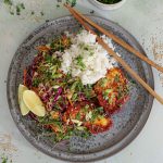 Asiatiske fiskefrikadeller med kålsalat - Nem asiatisk aftensmad