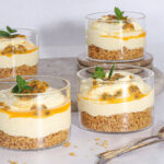 Passionsfrugt cheesecake med hvid chokolade og lime – uden husblas