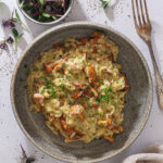 Cremet orzo med bacon og kanrateller - Nem efterårs ret