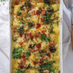 Kartoffelfad med skinke og broccoli – Cremet og gratineret klassiker
