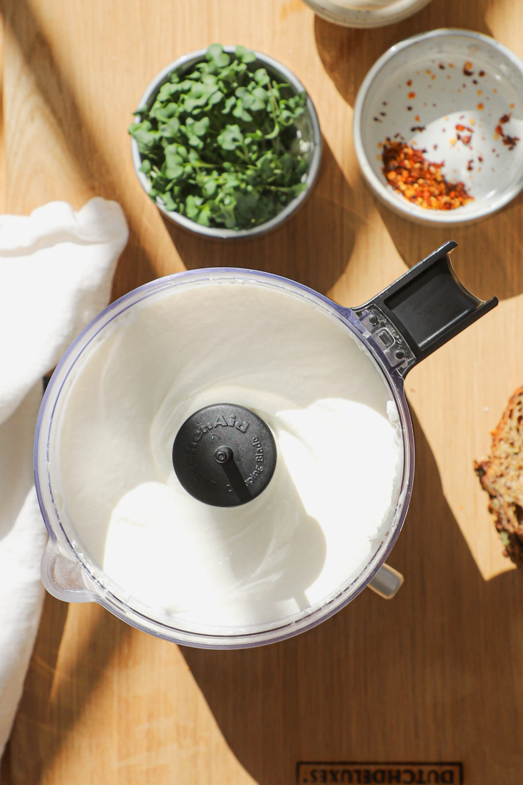 Pisket hytteost dip - Whipped cottage cheese