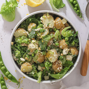 Kartoffelsalat med citronvinaigrette og feta – Nem sommer opskrift