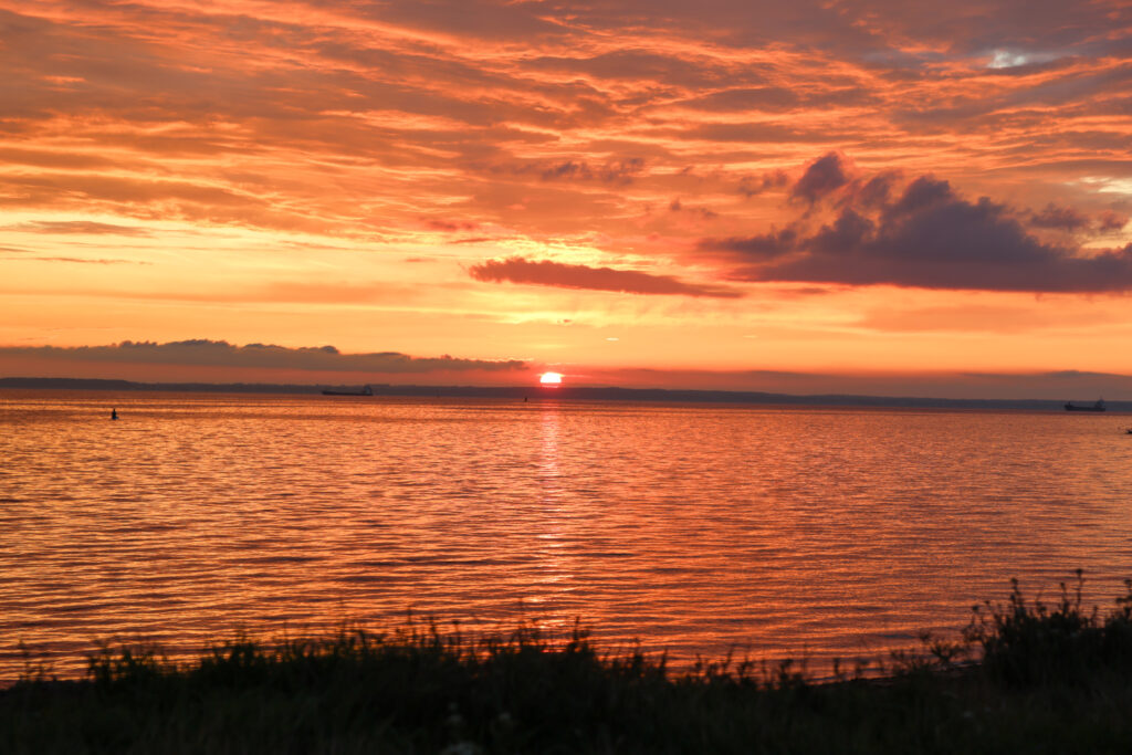 Solnedgang over Hven
