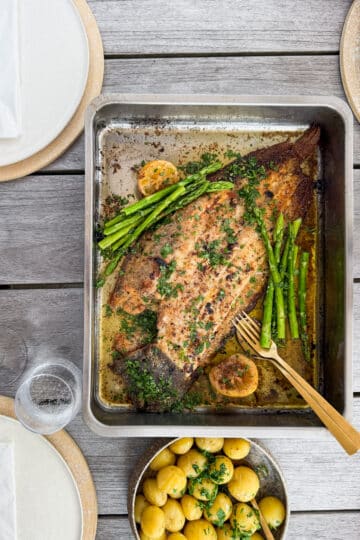 Sole Meunière i ovn - Klassisk fransk søtunge med smørsauce
