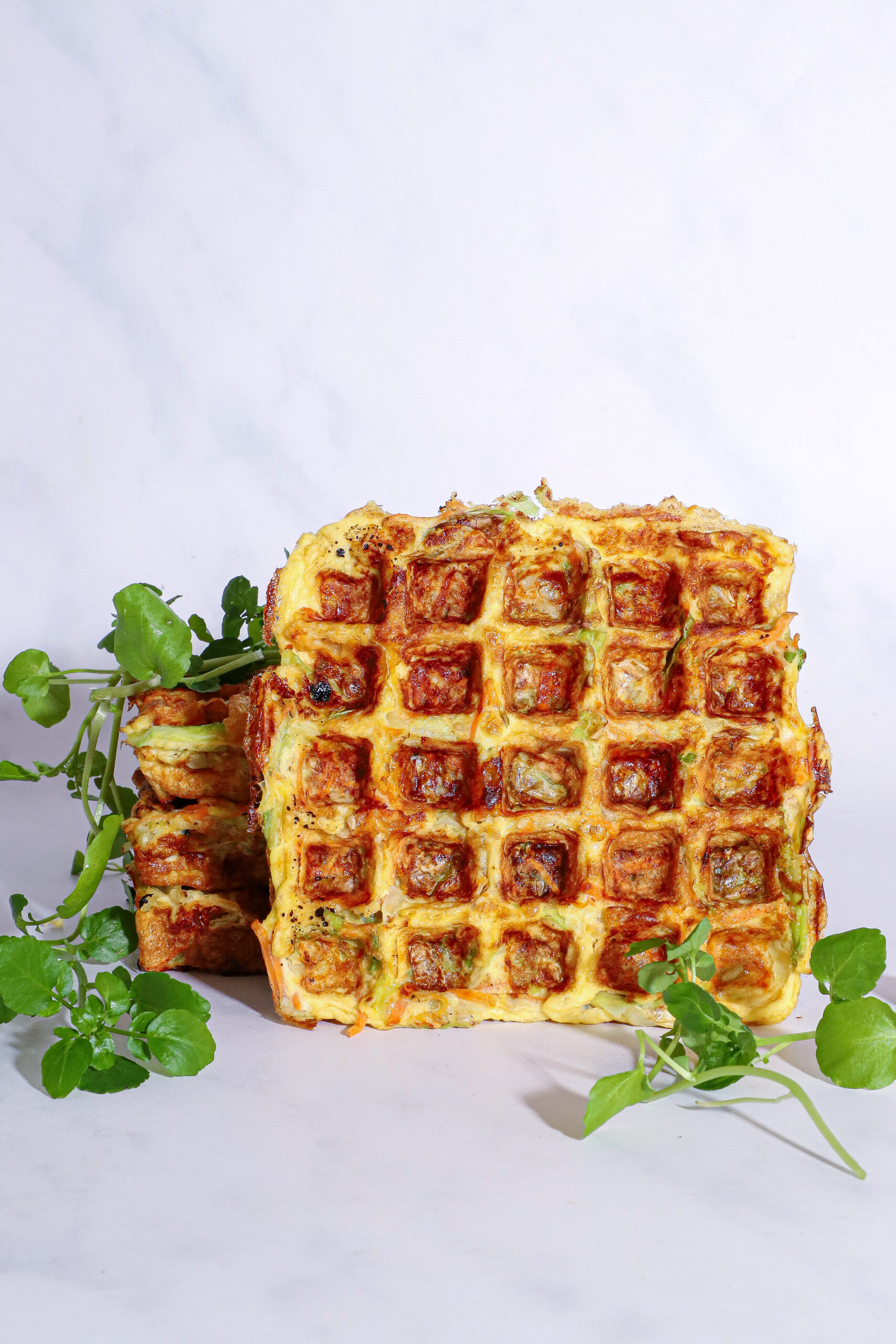 Spidskålsvafler med hytteost – Proteinrige og glutenfri vafler