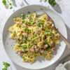 Pasta med salsicce og fløde – Nem cremet pastaret på 20 minutter