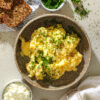 Røræg med hytteost - Proteinrig scrambled eggs med hytteost