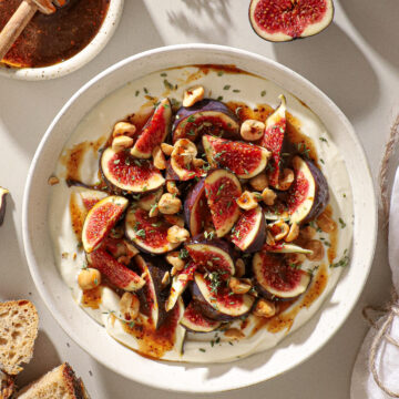 Pisket feta med figner og hot honey – Whipped feta opskrift