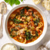 One pot bønnesuppe med salsiccia – Toscansk inspireret suppe