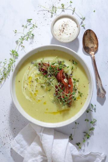 Kartoffelsuppe med squash – Cremet, mild og super nem