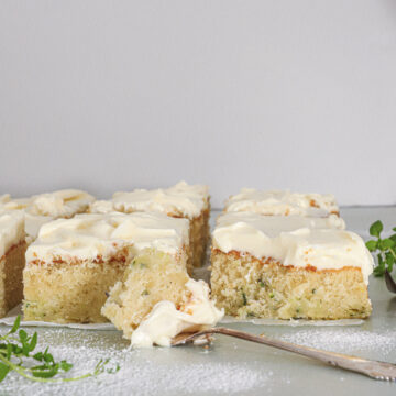 Squashkage med frosting – Bradepandekage med citron og vanilje