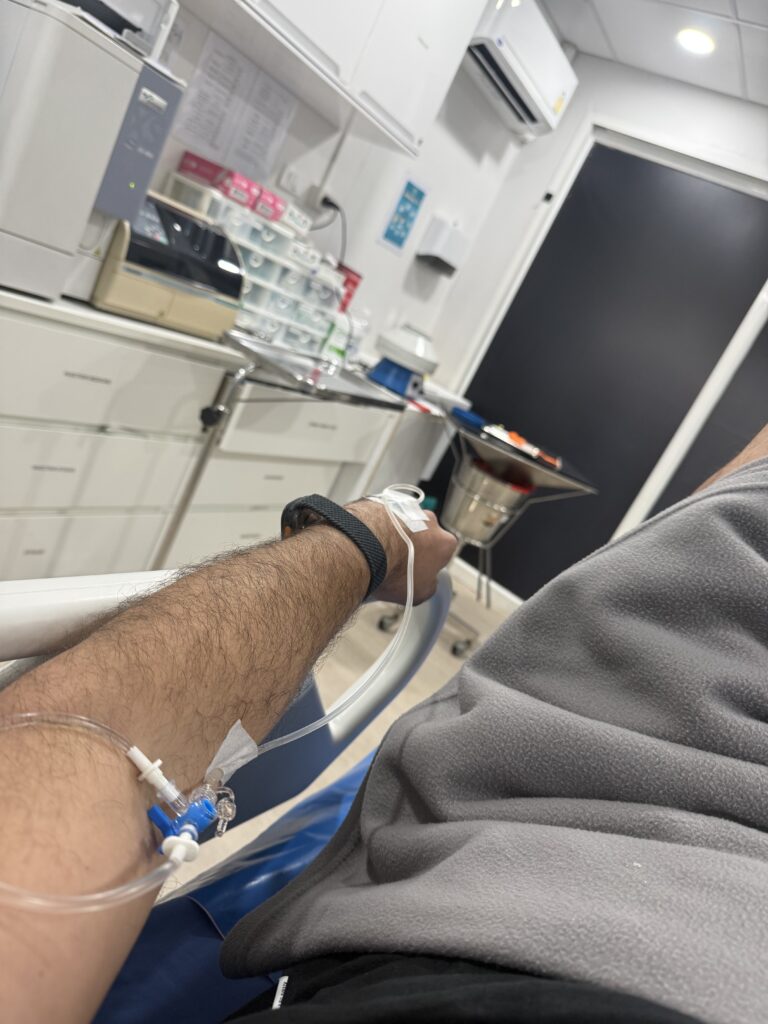 Jes på Hospitalet i Thailand