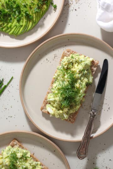 Avocado æggesalat - Æggesalat med avocado