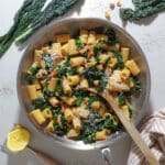 Pasta med palmekål, pancetta og citron – Nem pastaret