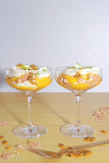 Trifli med mango, lime og passionsfrugt – Nem Solero trifli