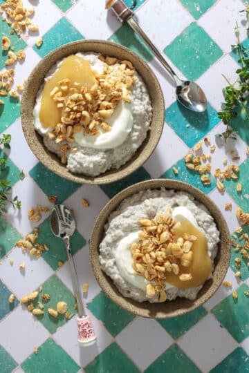 Chiagrød a la gammeldags æblekage - Nem og sund morgenmad