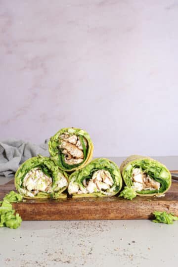 Green goddess wrap med kylling - Nem frokost med kylling