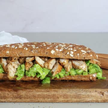 Green goddess sandwich med cajun kylling - Nem kyllingesandwich