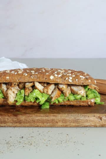 Green goddess sandwich med cajun kylling - Nem kyllingesandwich